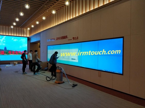 55-inch 2 * 6 LCD splicing touch screen applied in Zhangjiagang Cultural & Sports Center