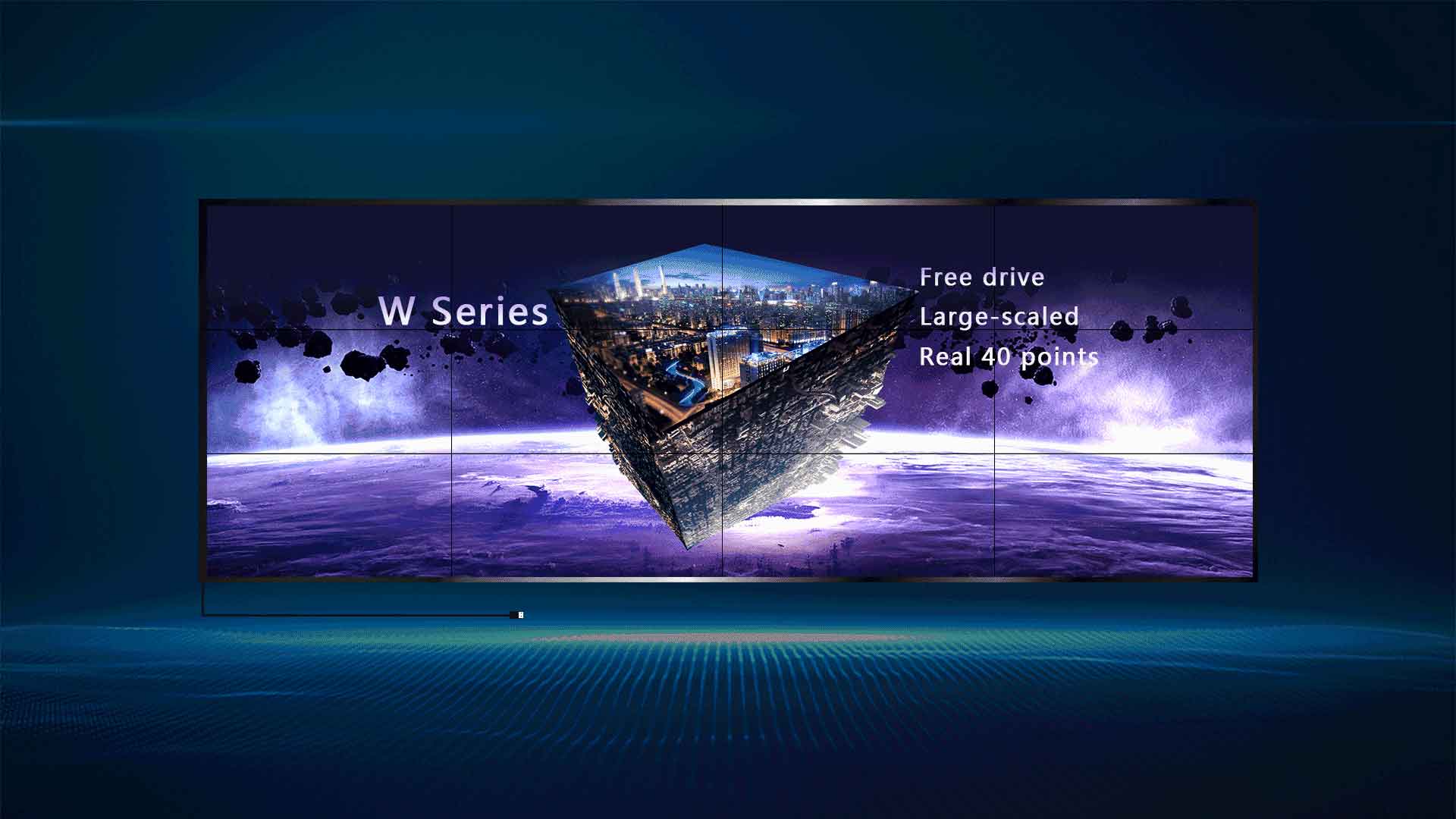 W series-infrared Multi-touch Wall